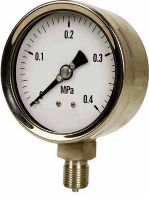 Y-B不(bu)鏽鋼壓(ya)力表